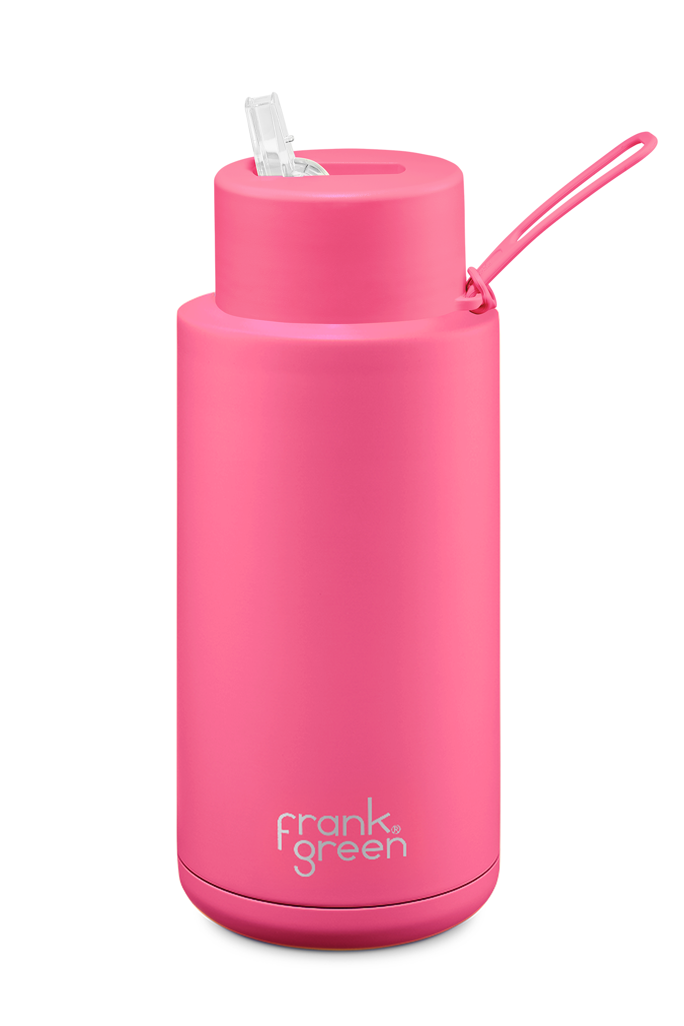 Frank Green 34oz Reusable Bottle | Neon Pink