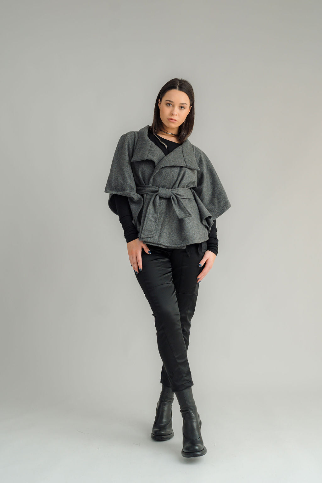 Nes Go-To Cape | Grey Marle