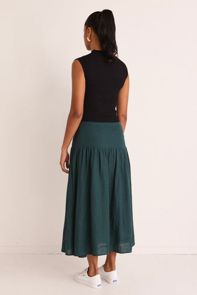 Among The Brave Sway Forest Midi Skirt