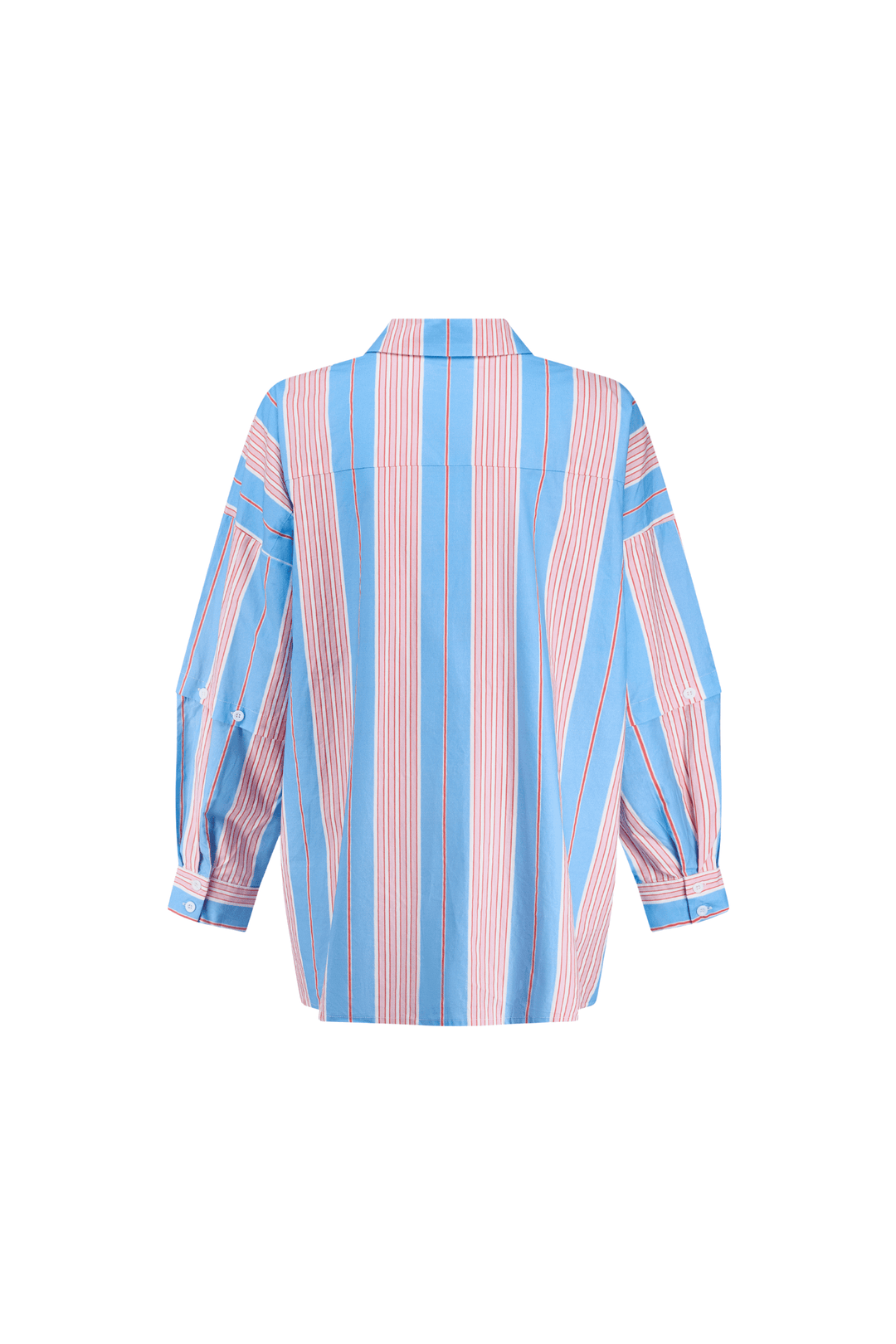 Commonplace Essentials Eastern Shirt | Baby Blue & Pink