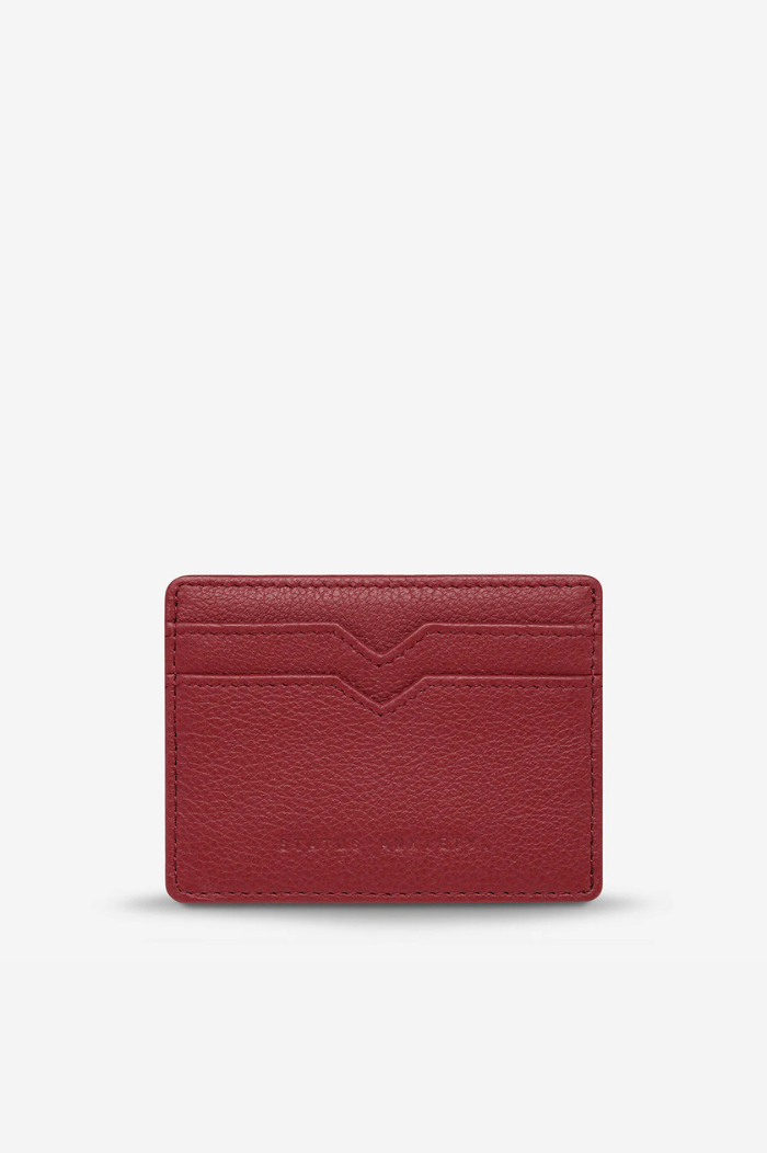Status Anxiety Together For Now Wallet | Rouge