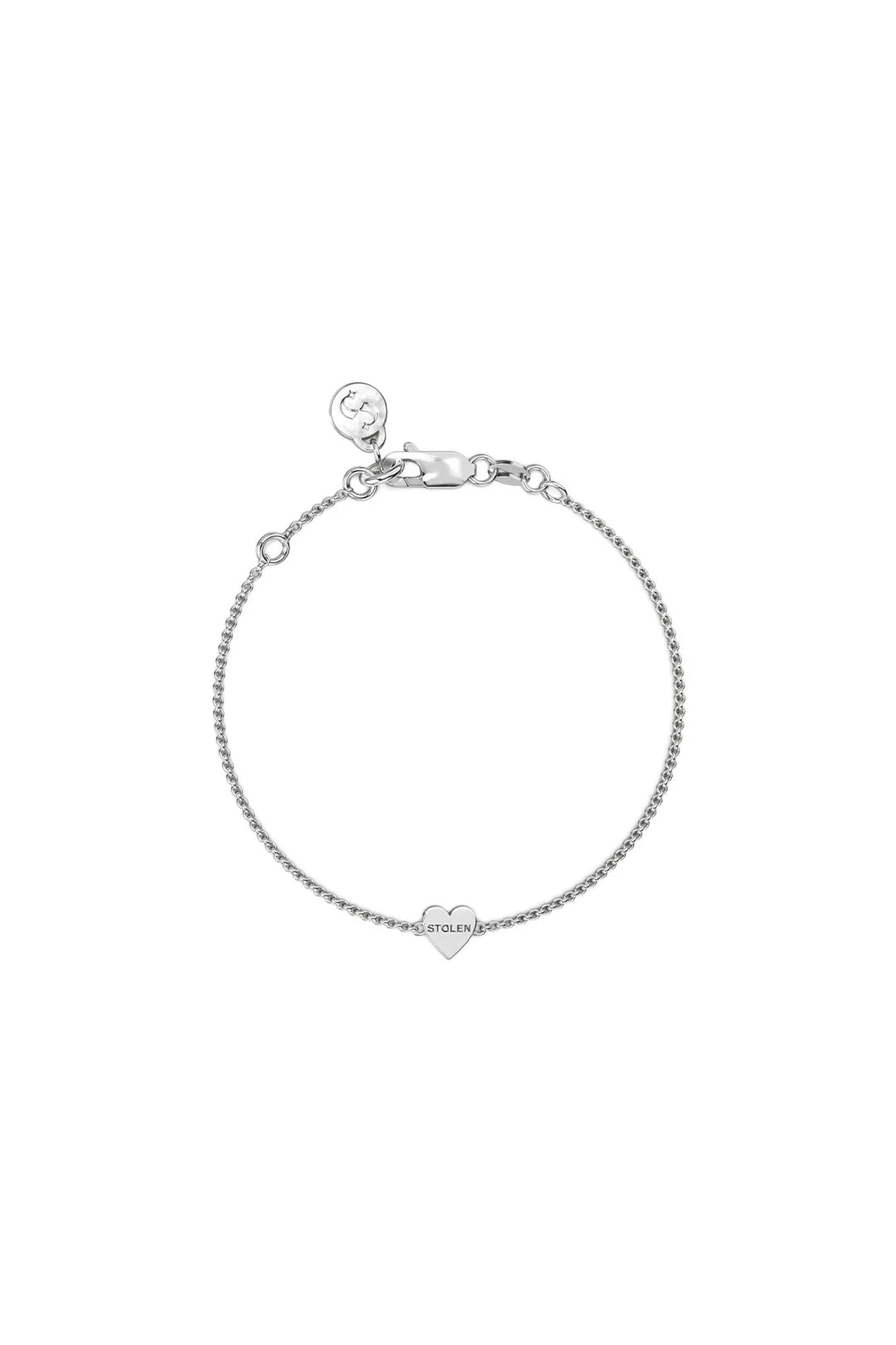 Stolen Girlfriends Club Single Heart Bracelet | Silver