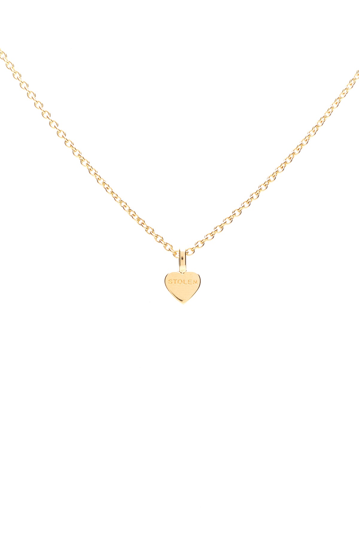 Stolen Girlfriends Club Stolen Heart Necklace - Gold