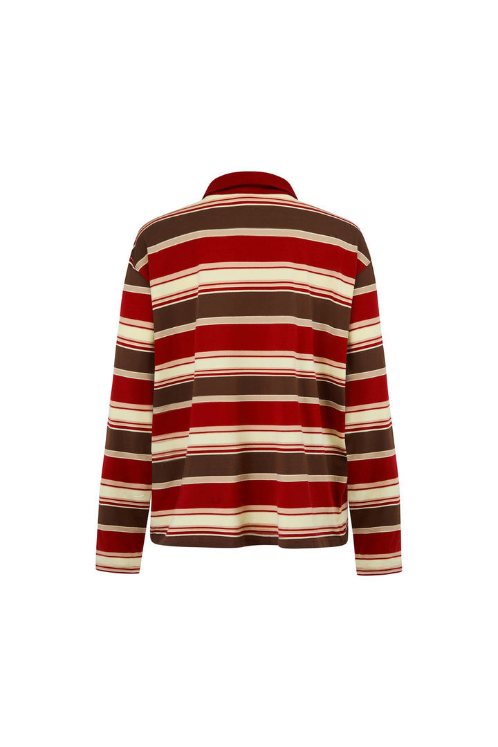 Commonplace Essentials Nev Vintage Polo | Maroon