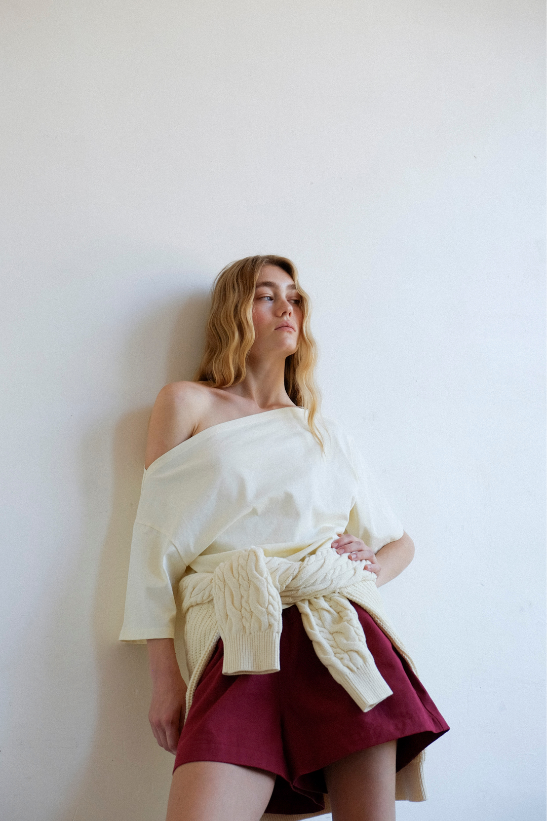 Commonplace Essentials Asymmetrical Top | Butter