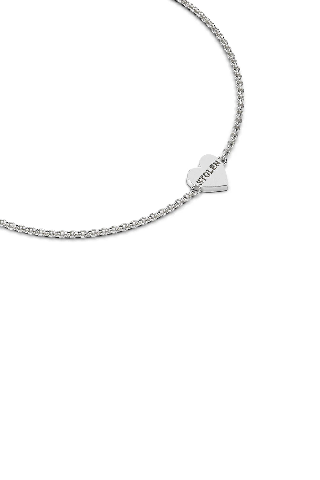 Stolen Girlfriends Club Single Heart Bracelet | Silver