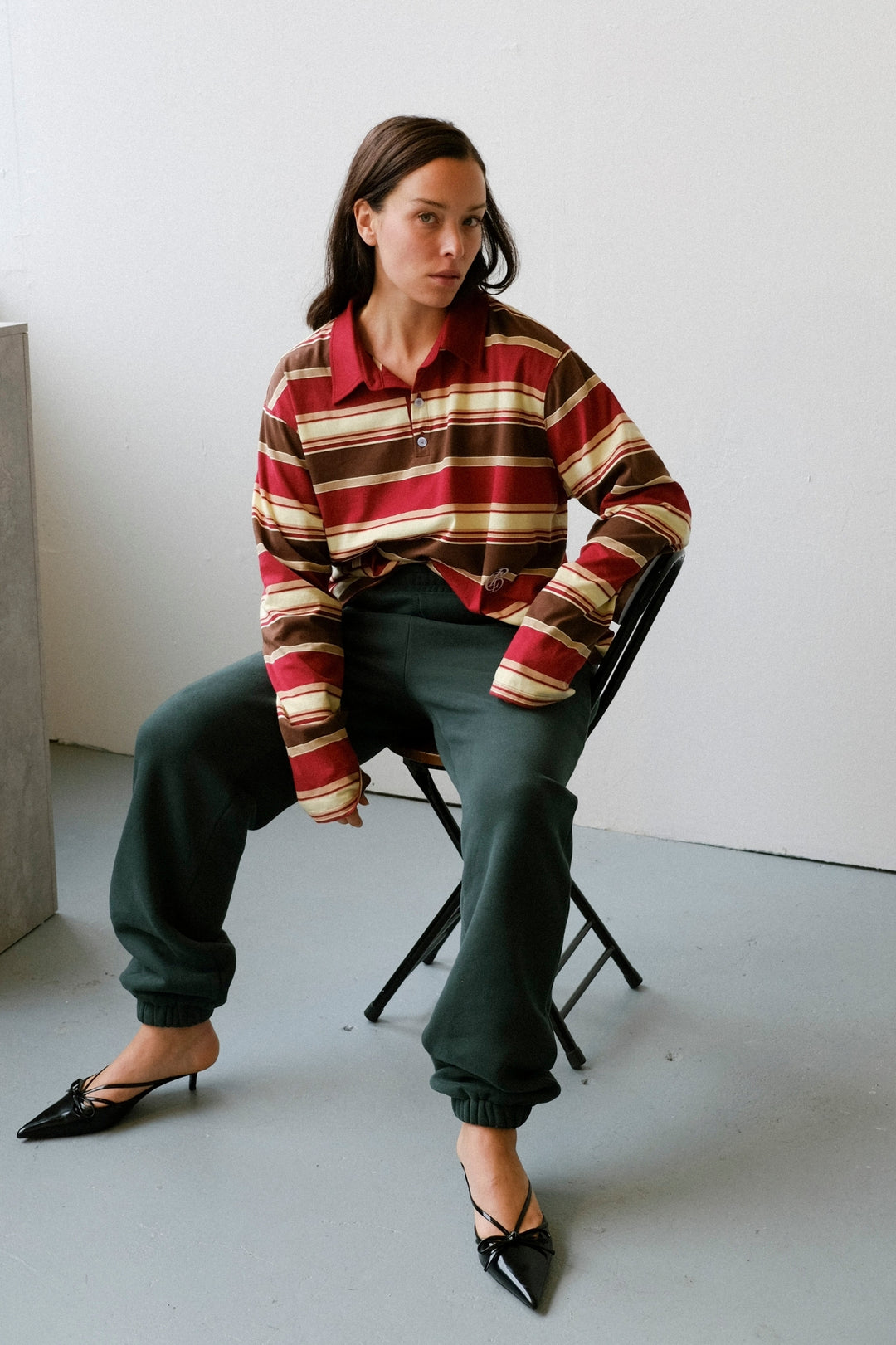 Commonplace Essentials Nev Vintage Polo | Maroon