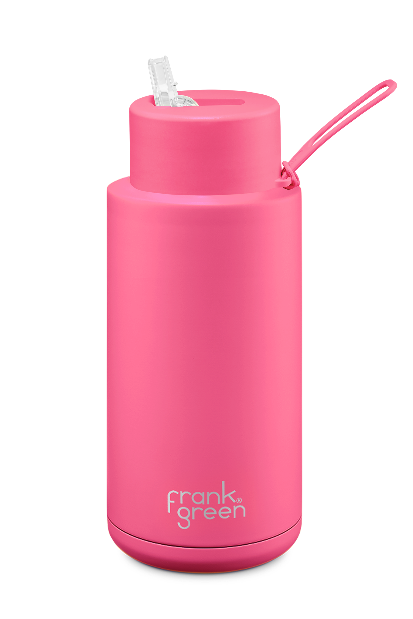 Frank Green 34oz Reusable Bottle - Neon Pink