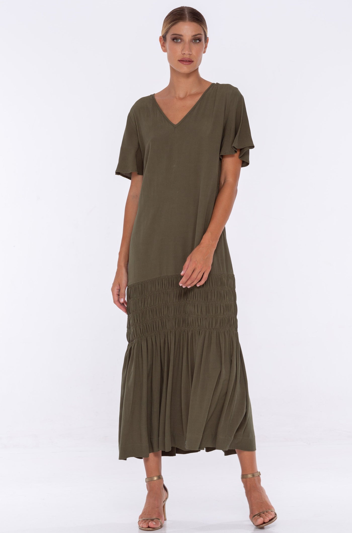 Blak Through The Night Dress - Fern