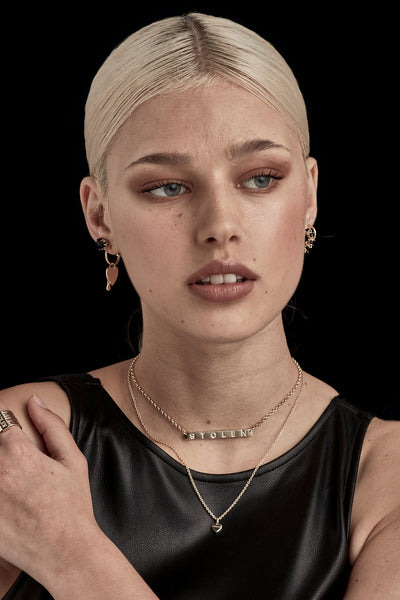 Stolen Girlfriends Club Stolen Heart Necklace - Gold