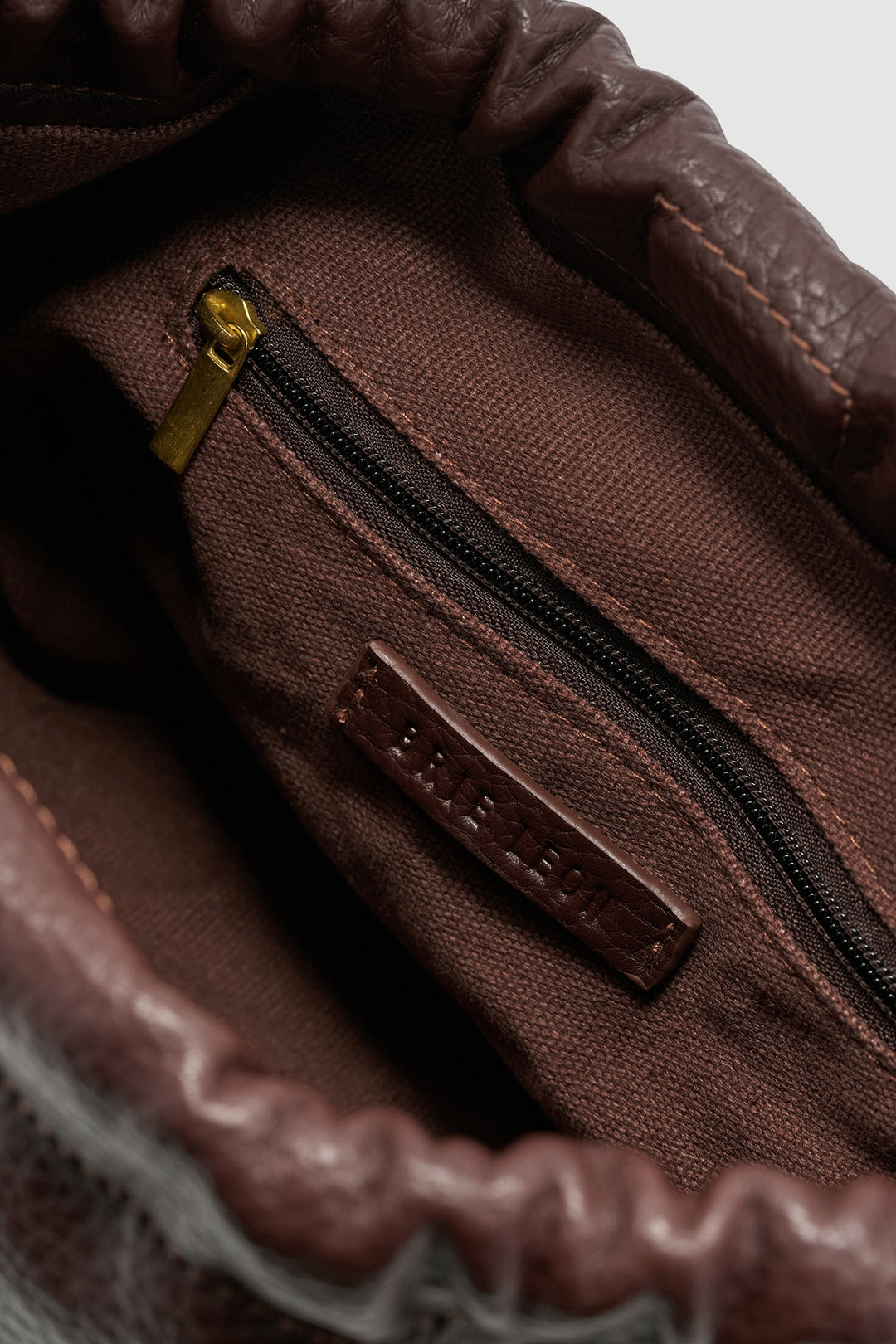 Brie Leon Alma Bag | Choc Nappa