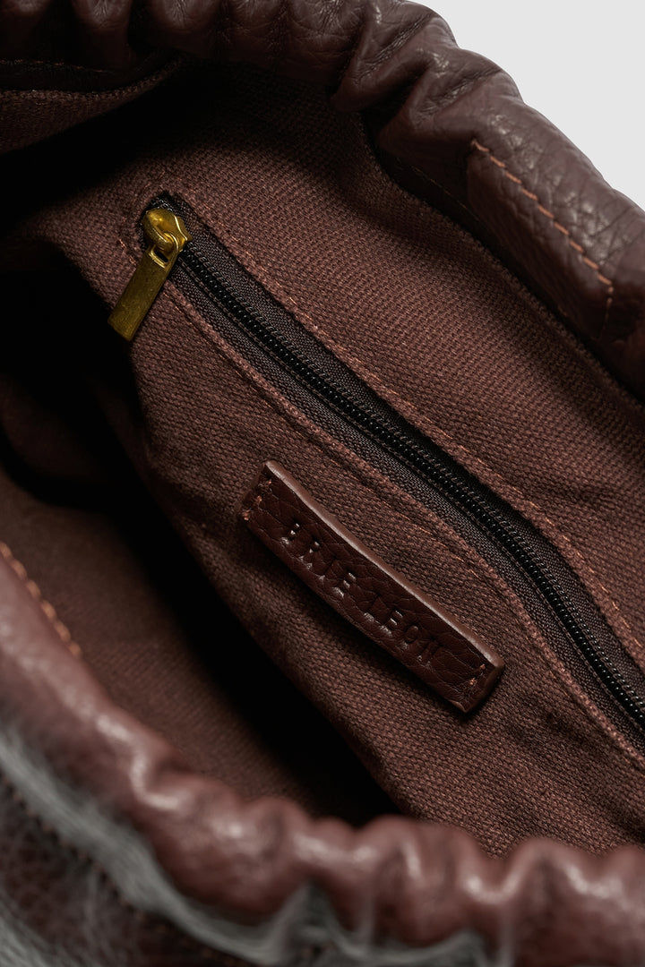 Brie Leon Alma Bag | Choc Nappa