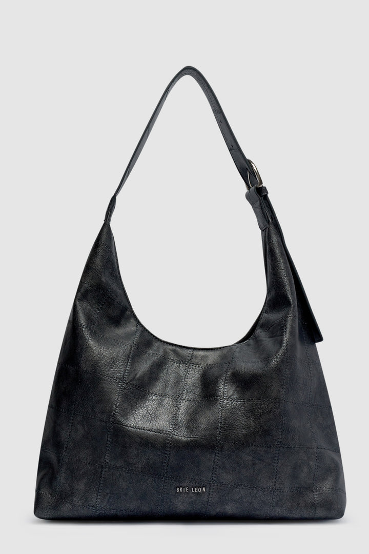 Brie Leon Anya Tote | Charcoal Patchwork