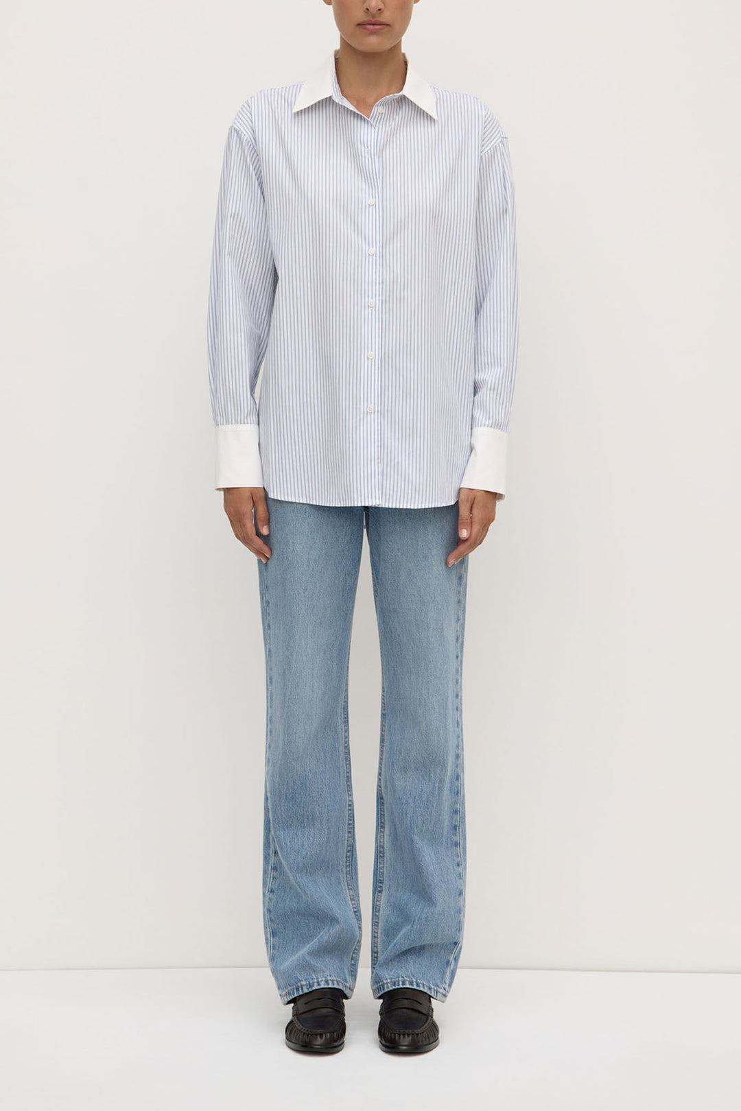 Assembly Label Alec Poplin Stripe Shirt