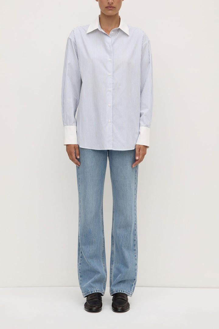 Assembly Label Alec Poplin Stripe Shirt