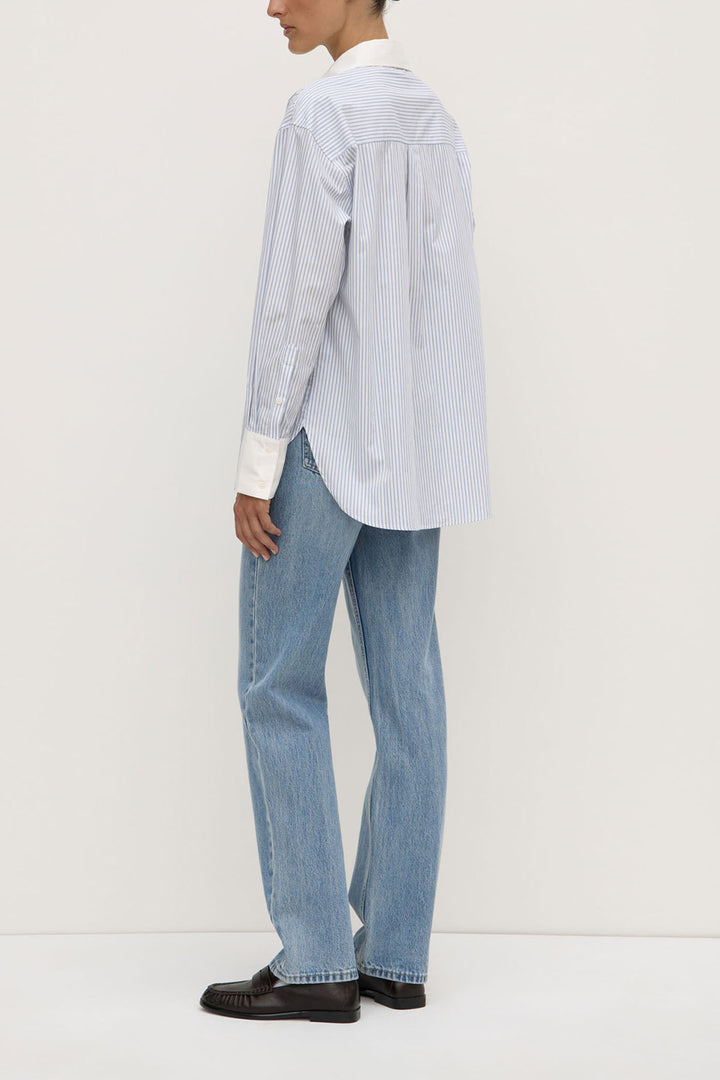 Assembly Label Alec Poplin Stripe Shirt