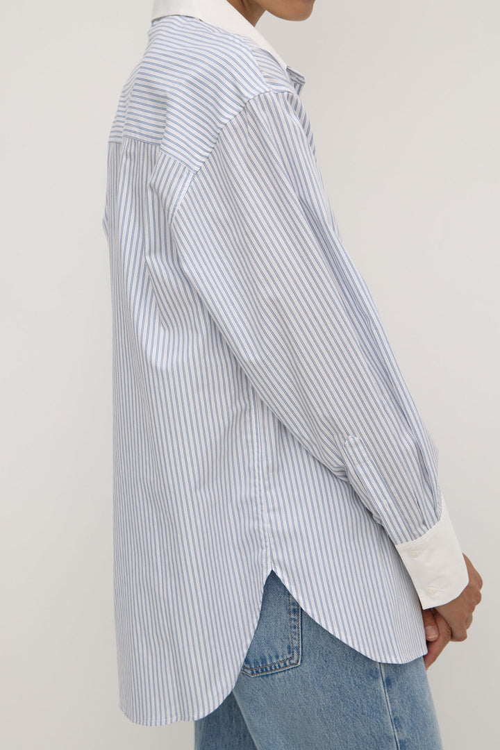 Assembly Label Alec Poplin Stripe Shirt