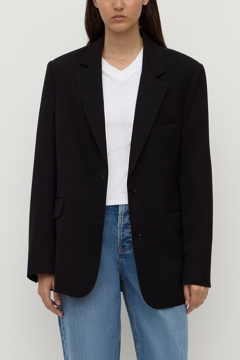 Assembly Label Anika Wool Blazer | Black