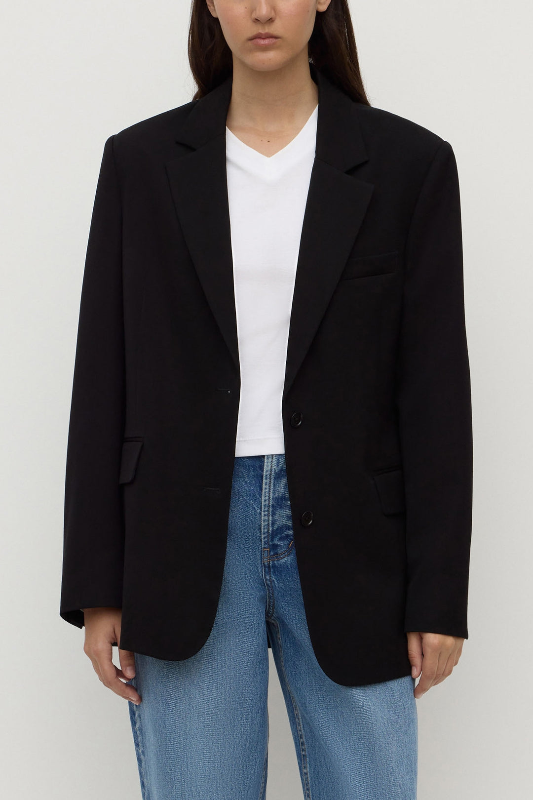 Assembly Label Anika Wool Blazer | Black