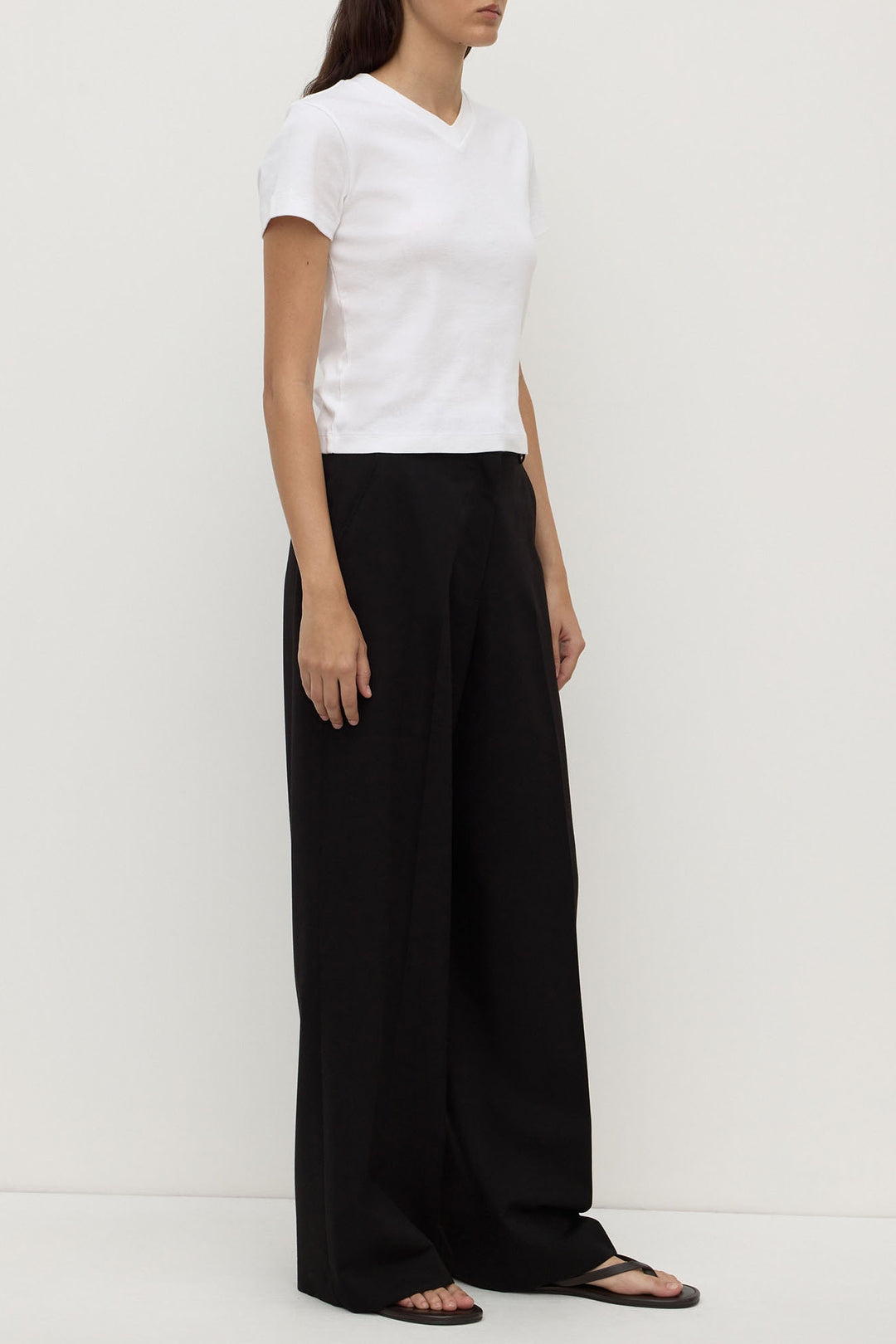 Assembly Label Anika Wool Pant | Black