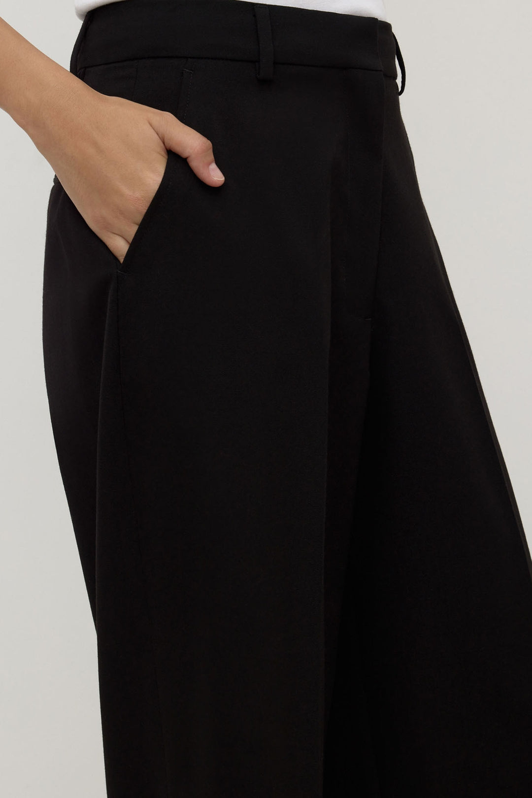 Assembly Label Anika Wool Pant | Black