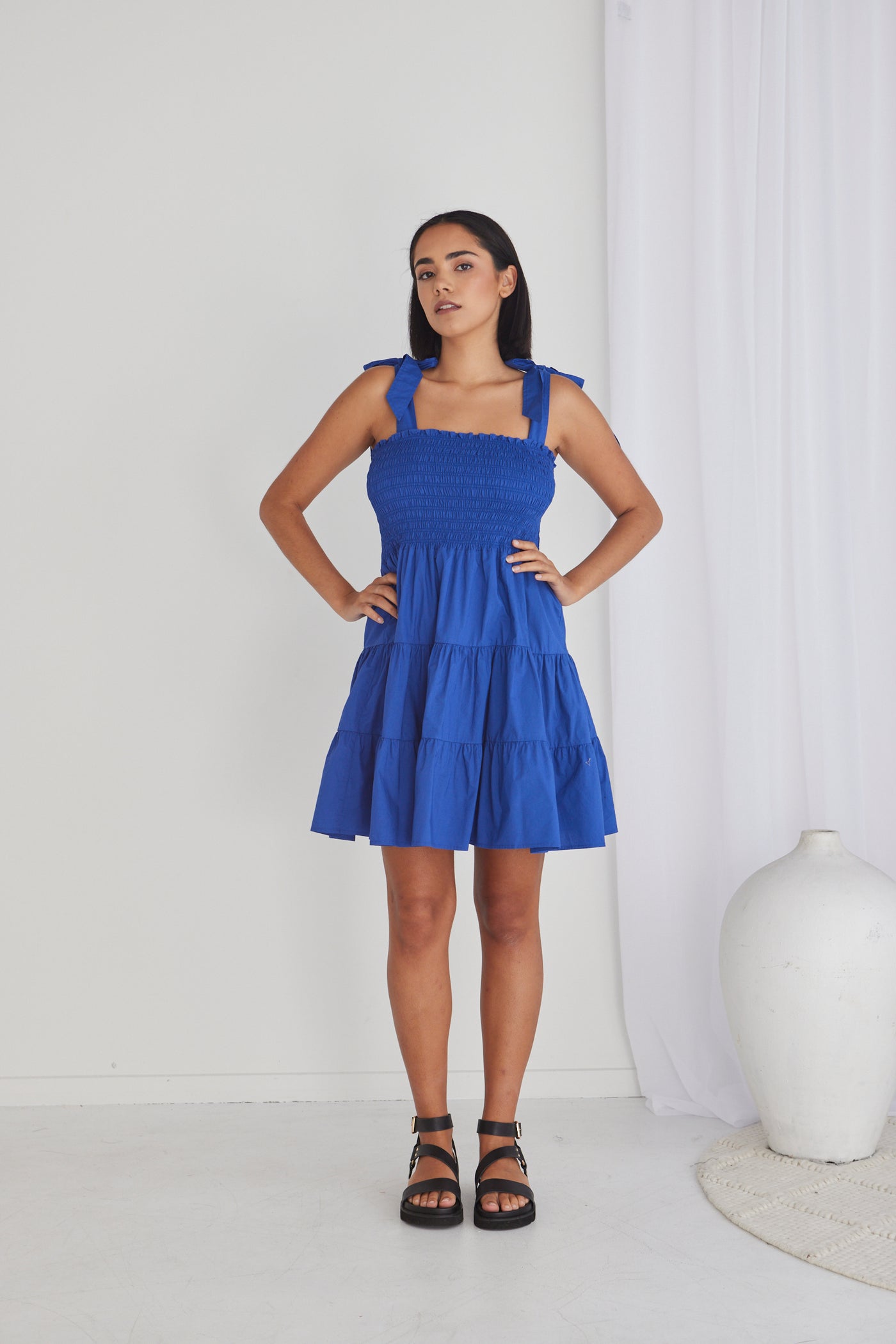 Ivy + Jack Arabella Mini Dress - Electric Blue