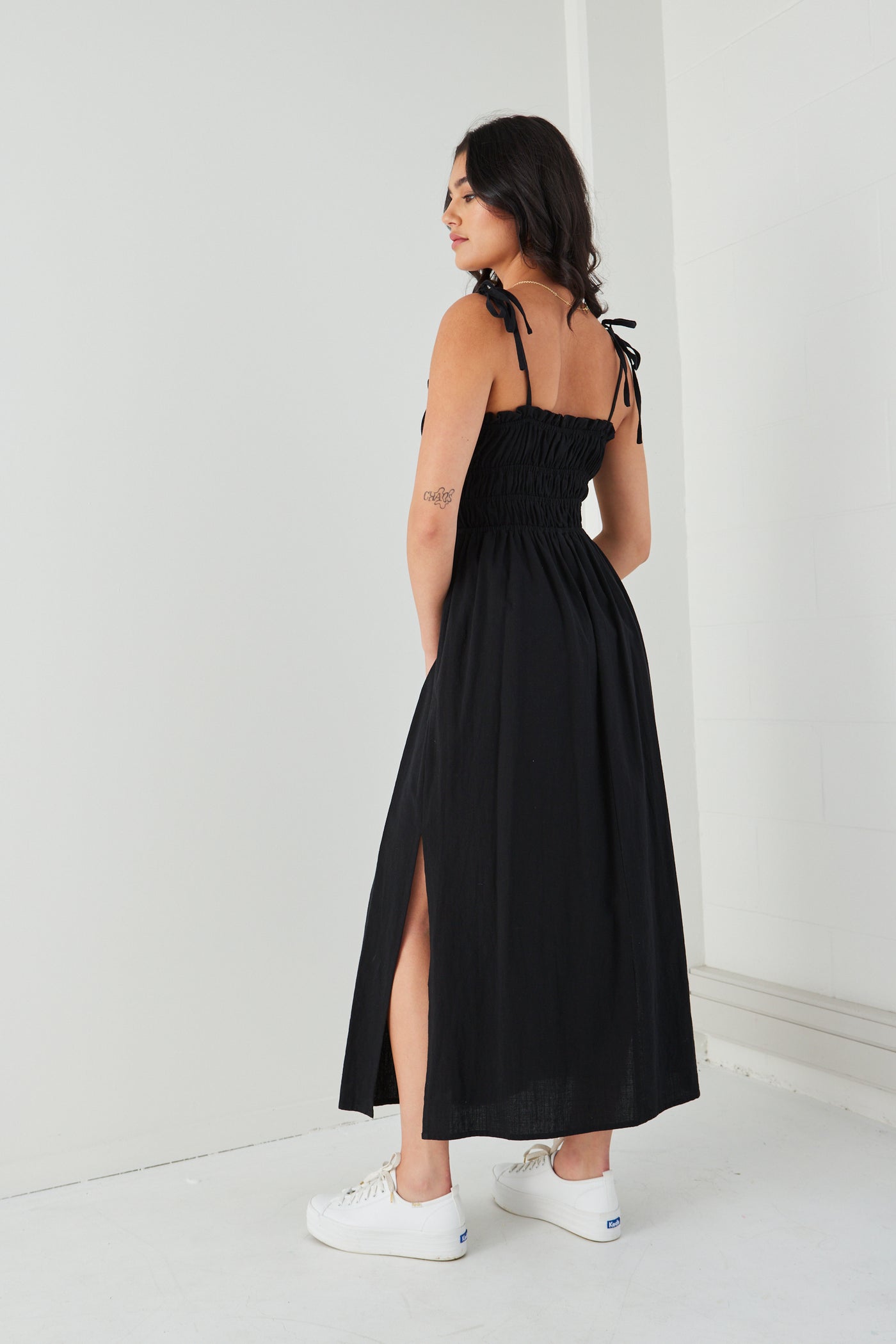 Among The Brave Arcadia Midi Dress - Black