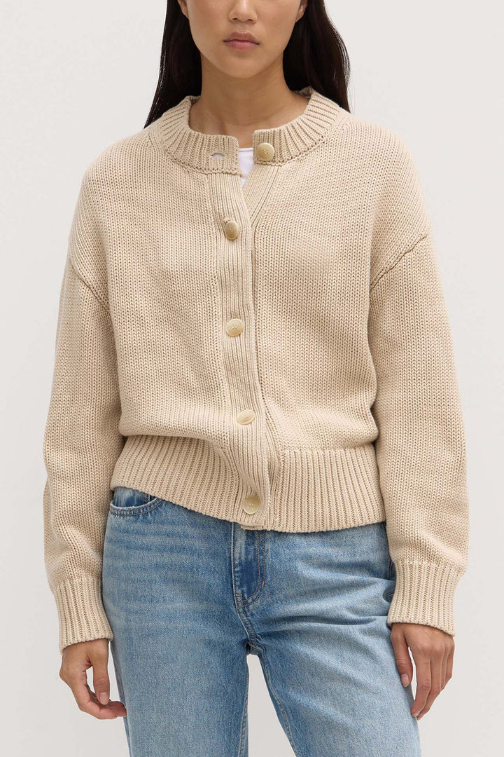 Assembly Label Ava Knit Cardigan | Natural