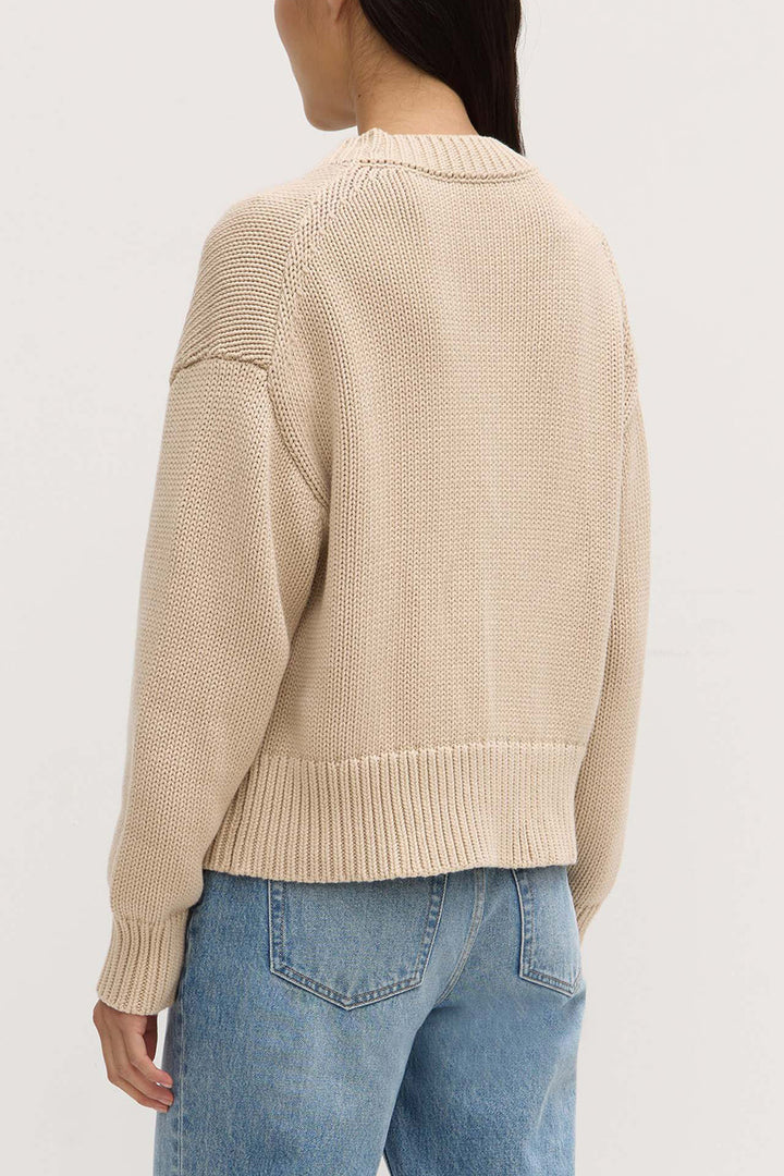 Assembly Label Ava Knit Cardigan | Natural