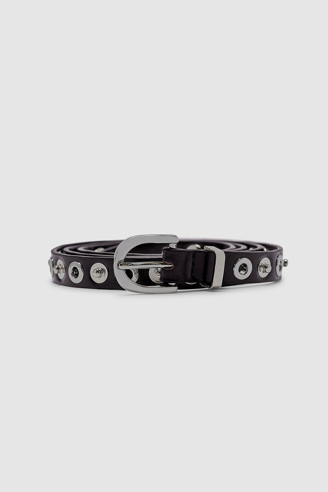 Brie Leon Eyelet Belt | Burnt Coffee