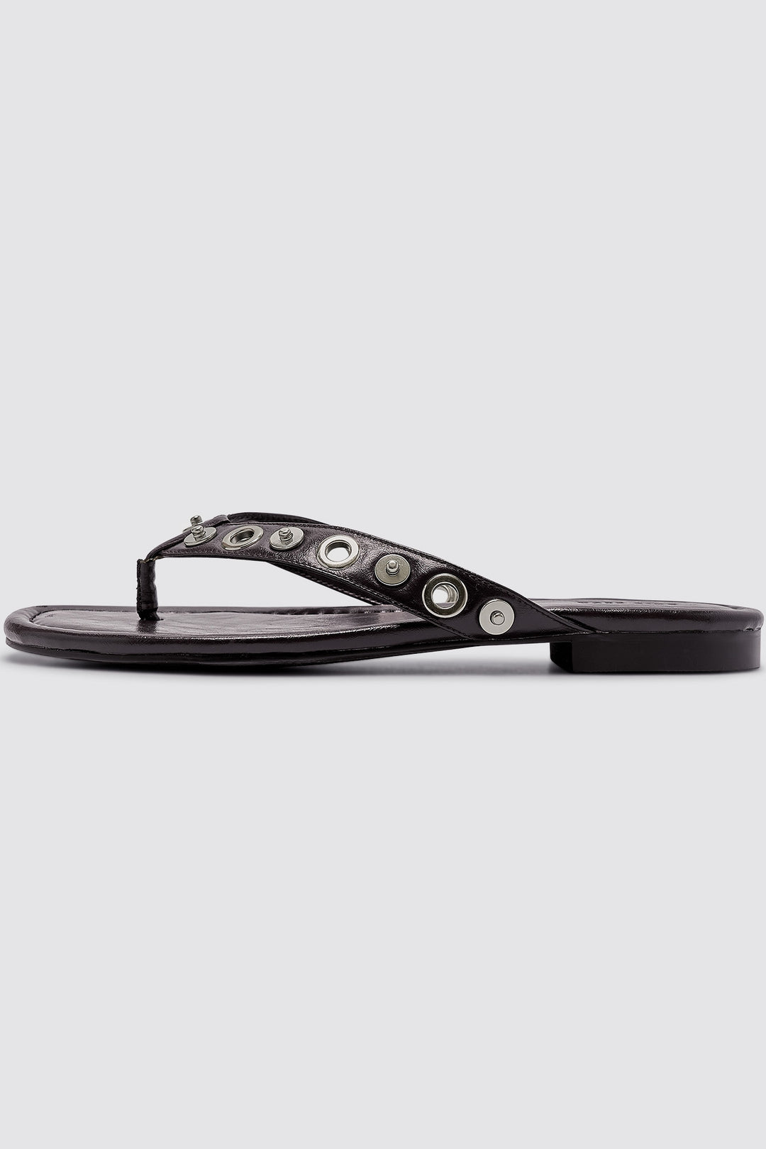 Brie Leon Eyelet Sandal | Burnt Coffee