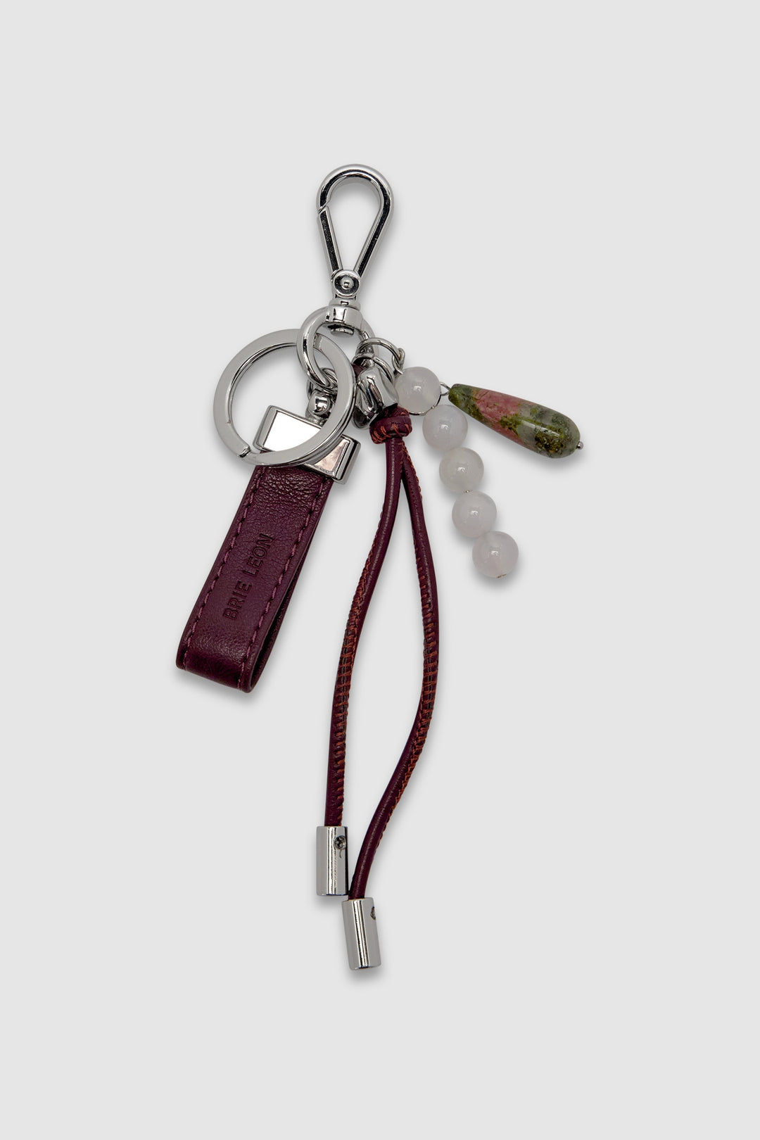 Brie Leon Fia Key Charm | Bordeaux