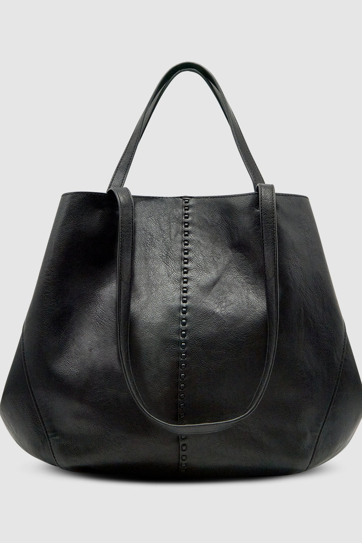 Brie Leon Reese Market Tote | Black