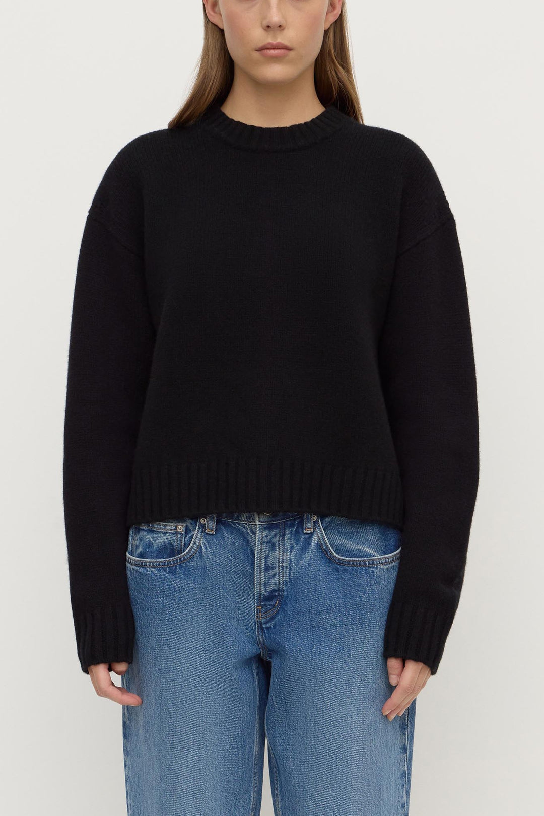 Assembly Label Beau Merino Wool Knit | Black