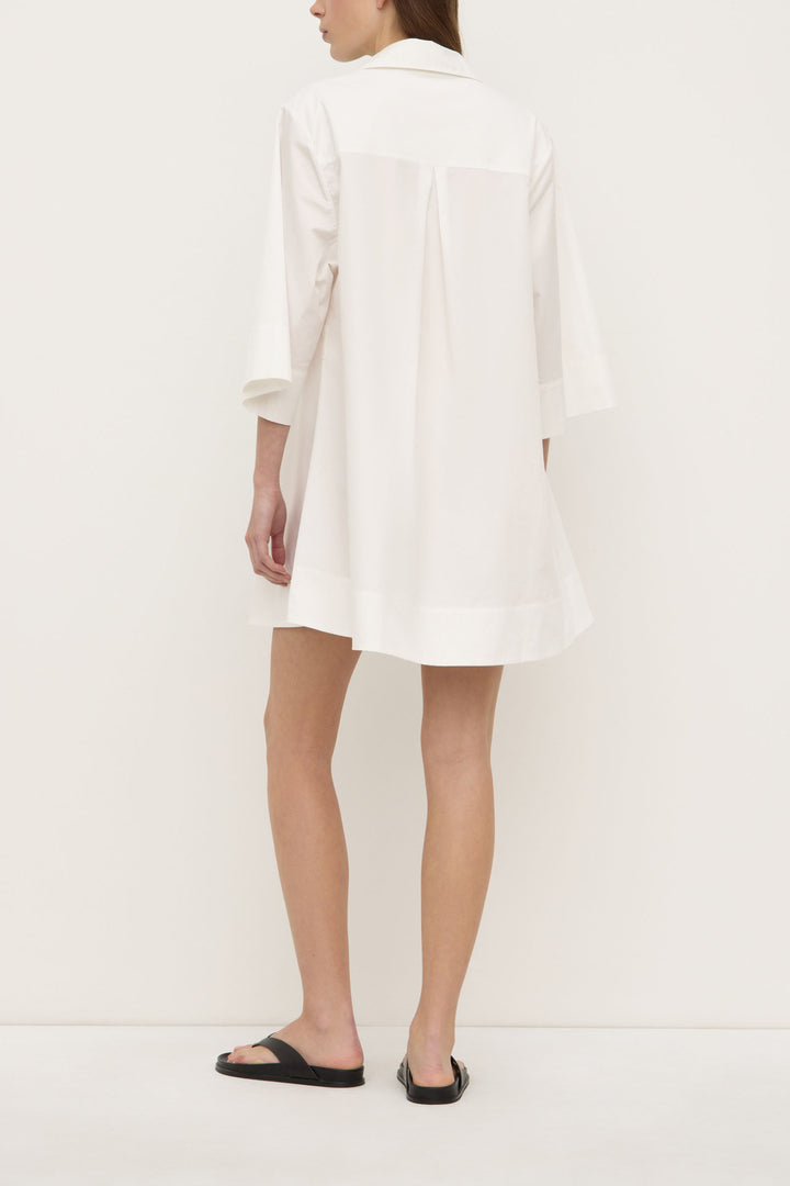 Assembly Label Claire Mini Shirt Dress | White