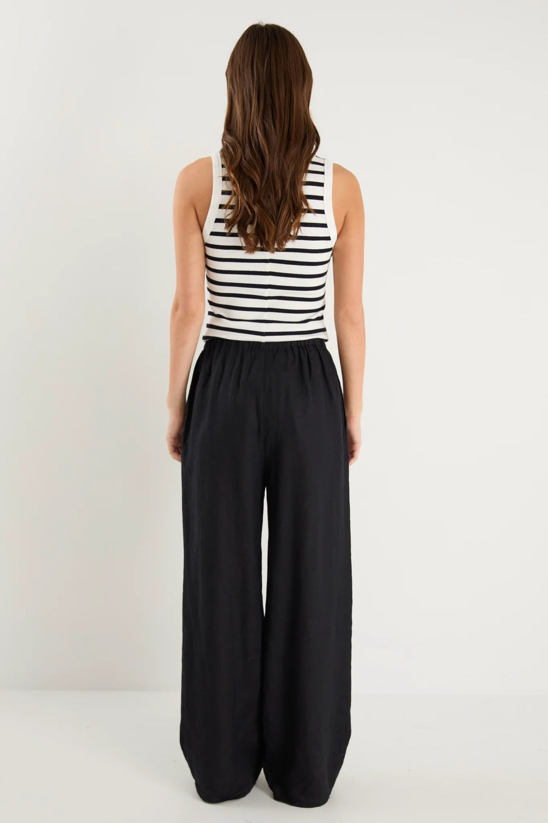 Reunion Label Wellness Linen Pant | Black