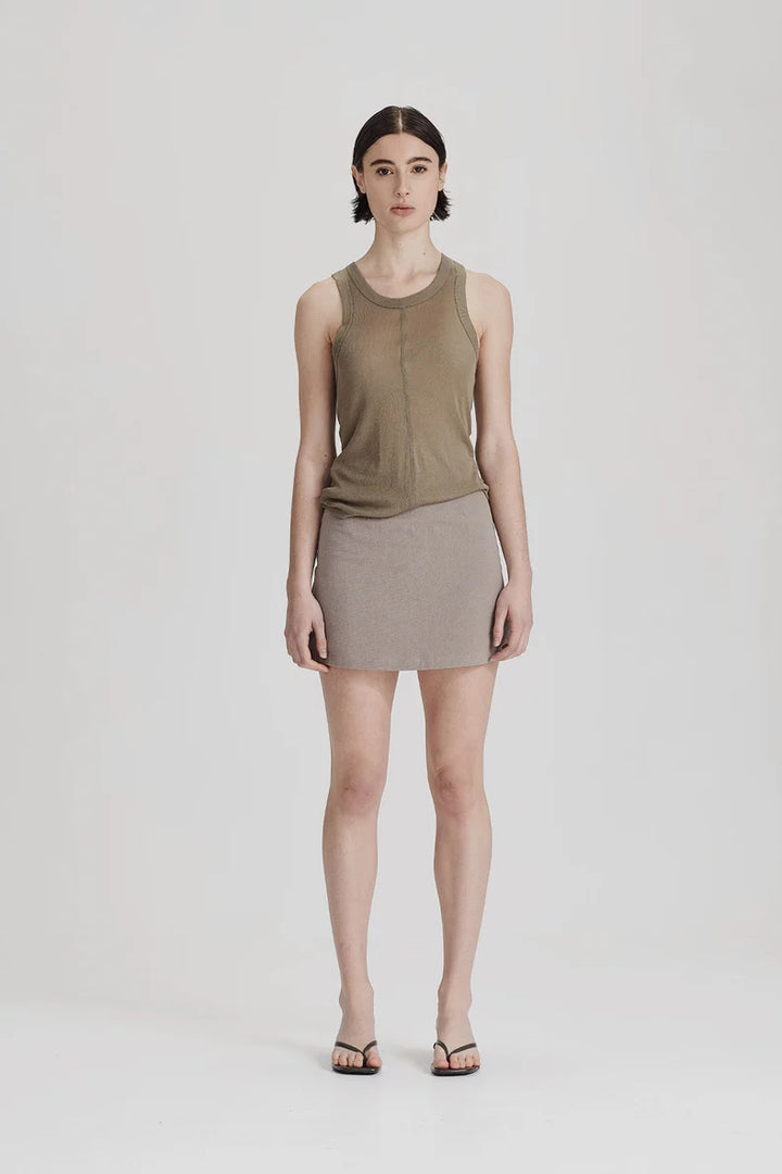 Commoners Ultra Fine Layer Tank | Olive