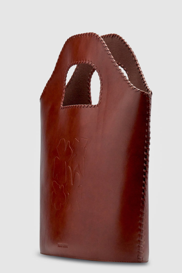 Brie Leon Daphne Bucket Bag | Saddle