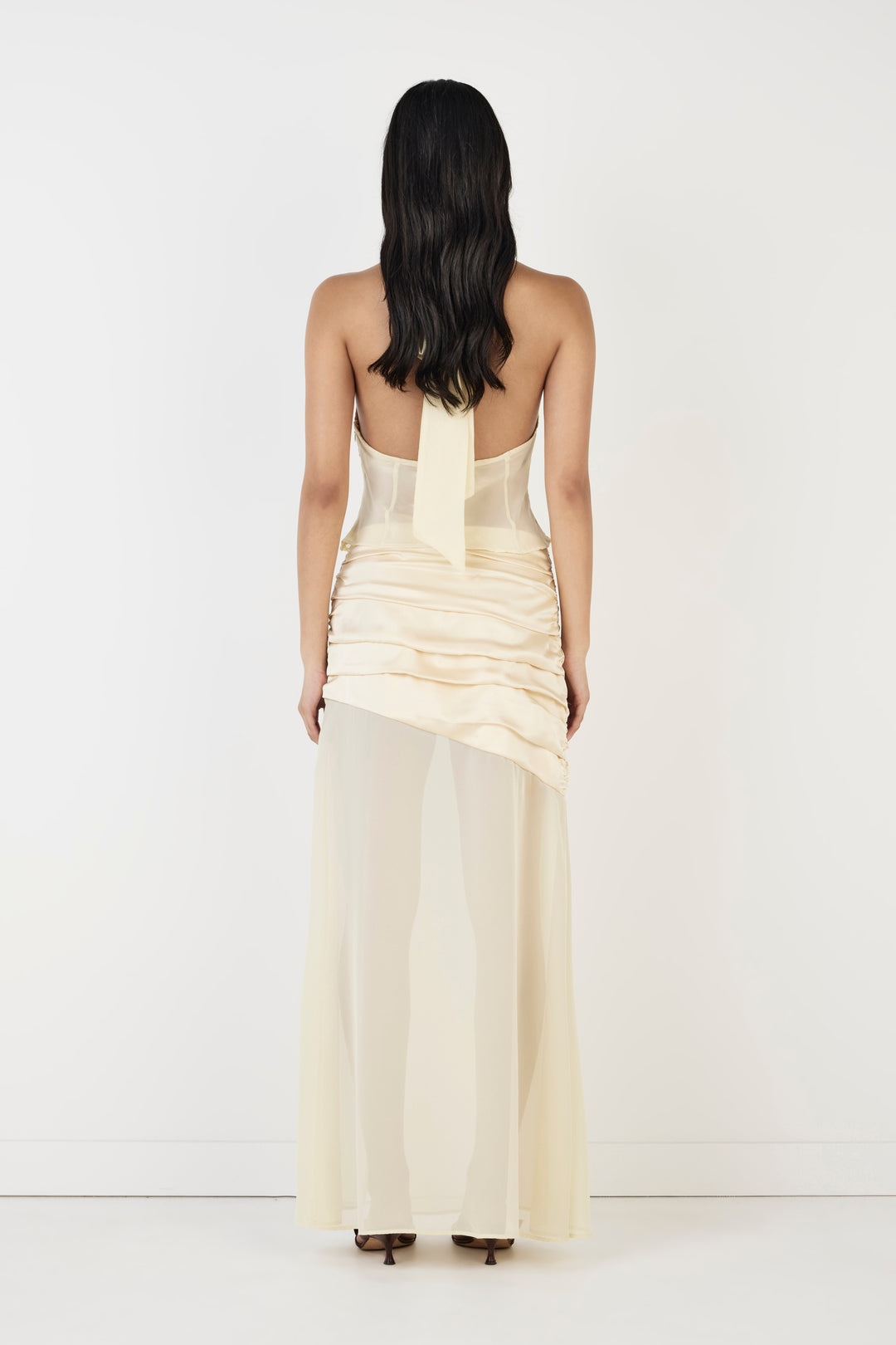 Ownley Delilah Scarf Top | Buttercream