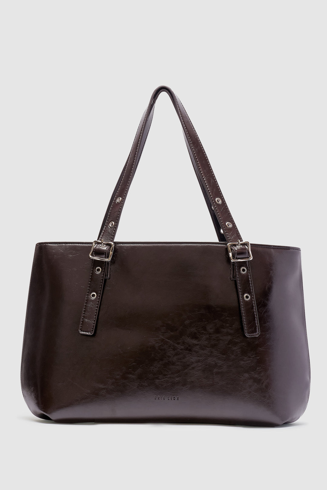 Brie Leon Everyday East-West Tote | Burnt Coffee