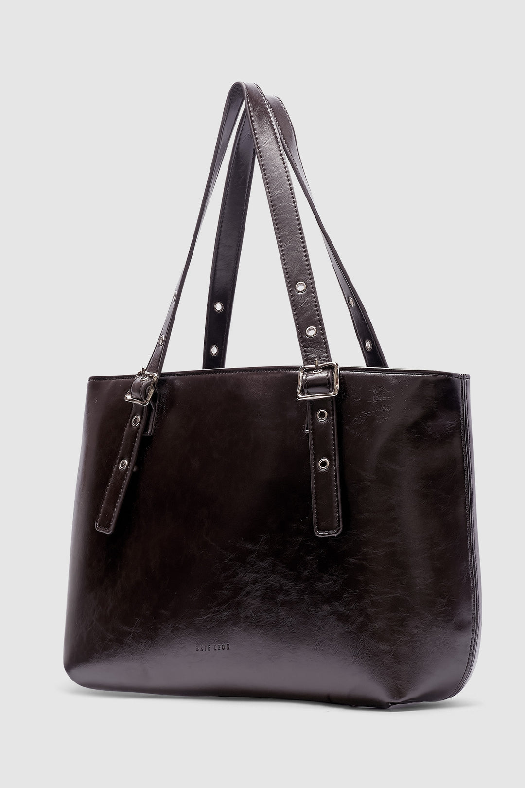 Brie Leon Everyday East-West Tote | Burnt Coffee