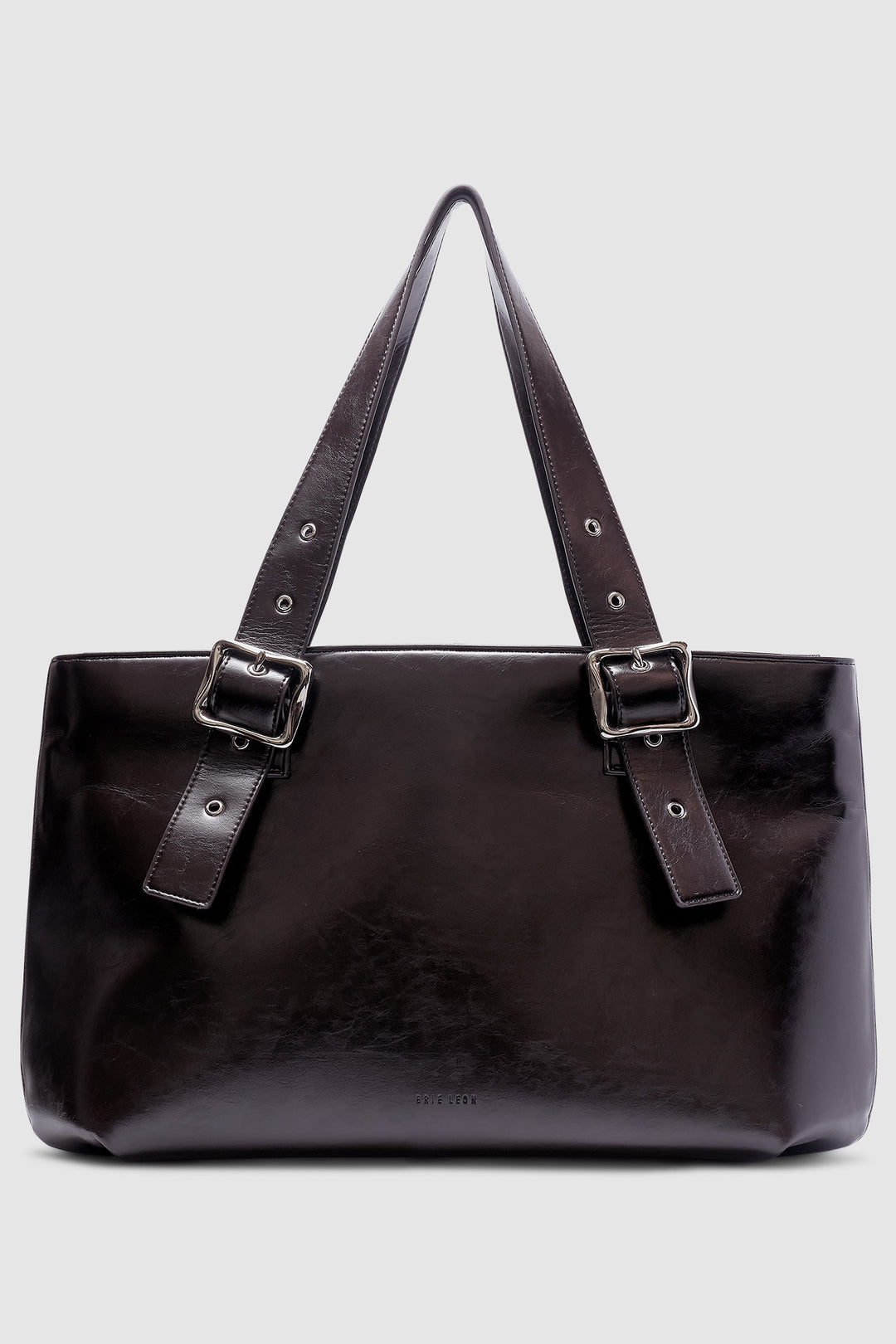Brie Leon Everyday East-West Weekender Tote | Burnt Coffee