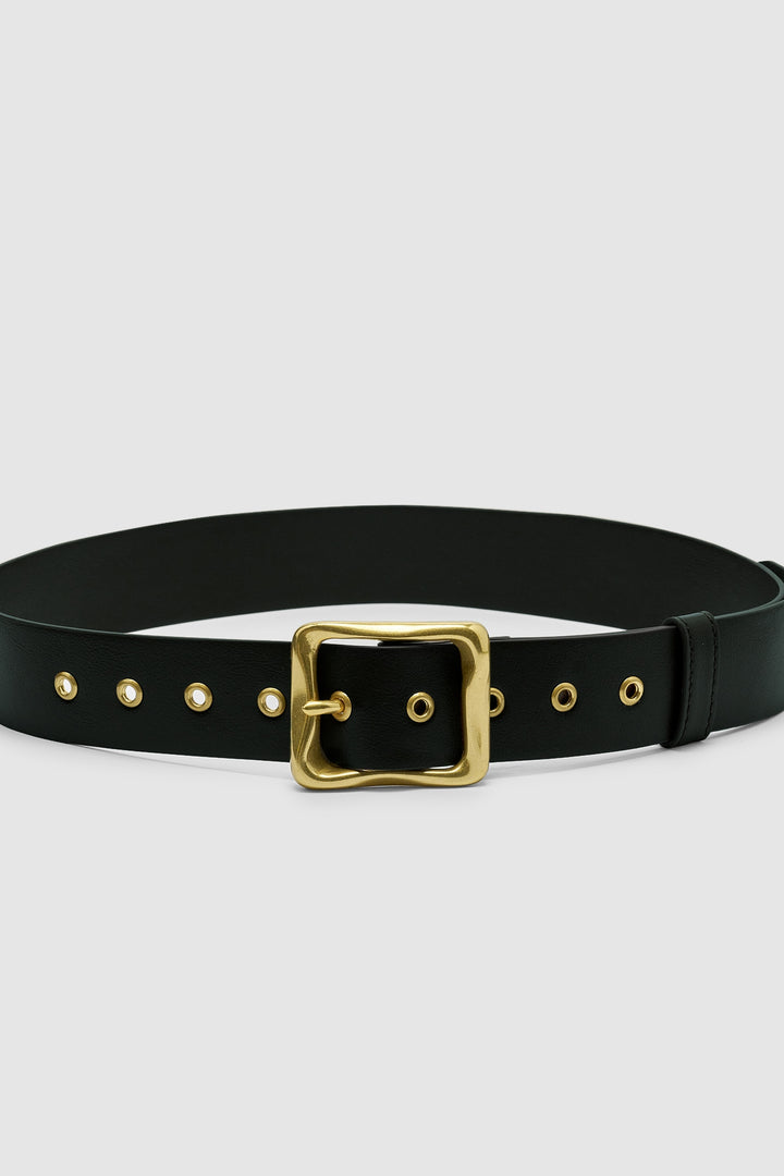 Brie Leon Everyday Buckle Belt | Black