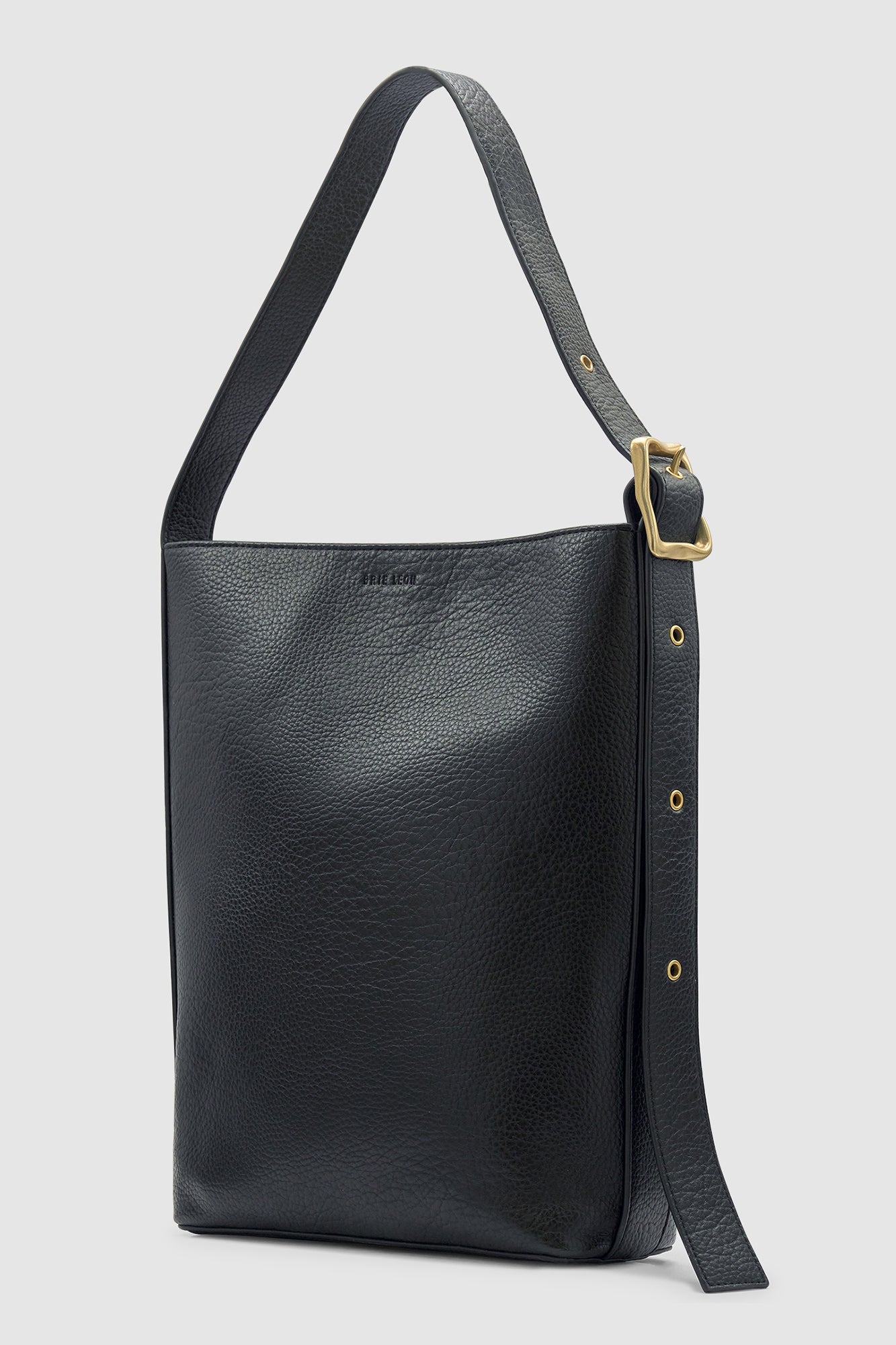 Brie Leon Everyday Bucket Bag - Black Nappa