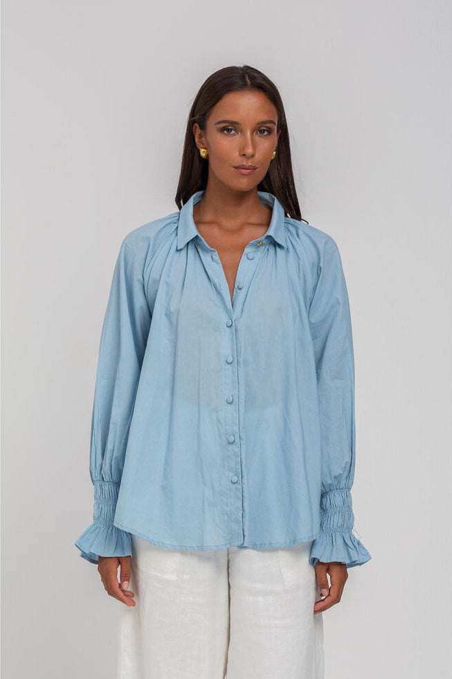 Blak Edith Shirt | Dreamy Blue