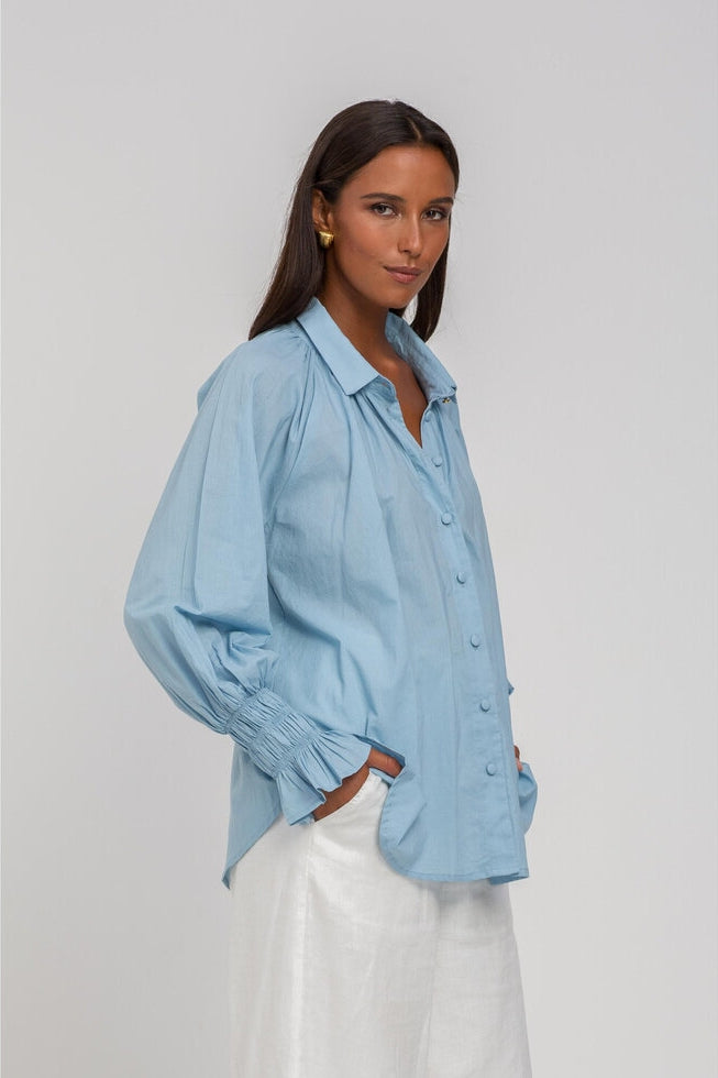 Blak Edith Shirt | Dreamy Blue