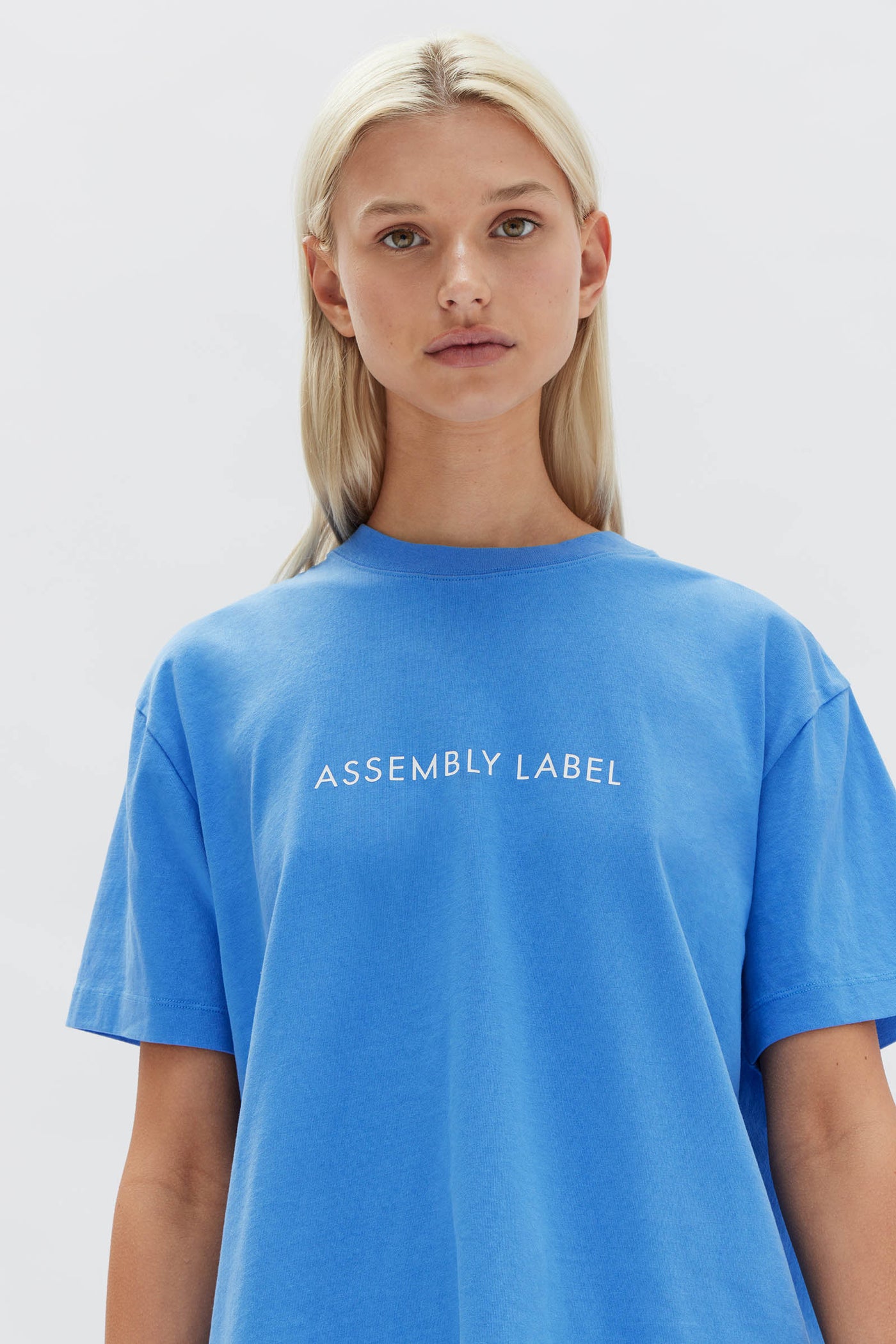 Assembly Label Everyday Organic Tee | Marina/White
