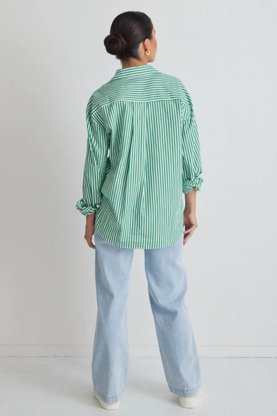 Stories Be Told You Got This Green Stripe Shirt 