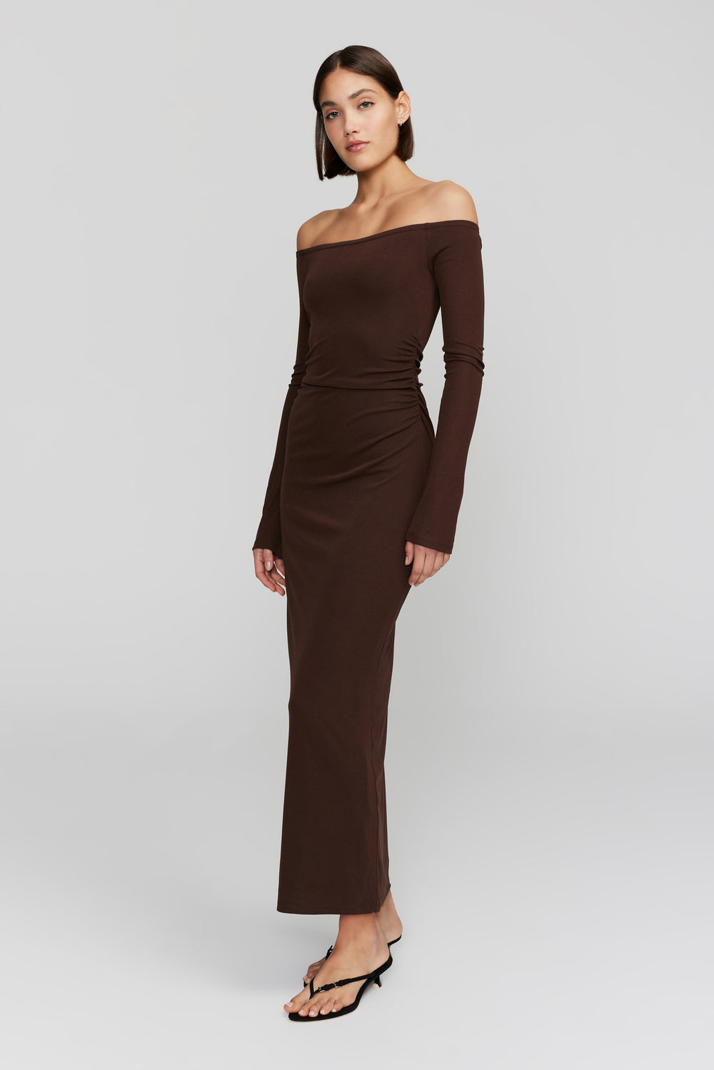 Ownley Frankie Midi Dress | Carob