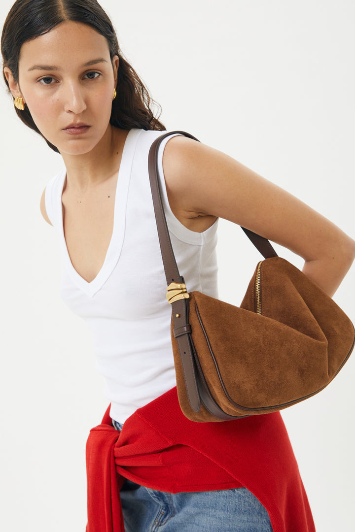Brie Leon Organica Hobo Bag | Chestnut